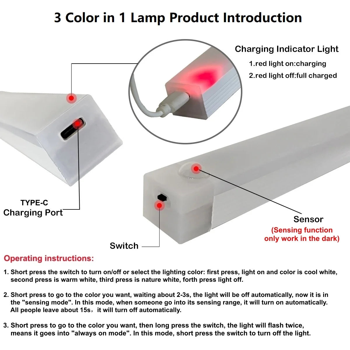 LED Night Light Long Strip